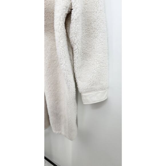 Athleta Cozy Day Hybrid Coat Long Sherpa Jacket Women's Plus Size 1X - Picture 7 of 12